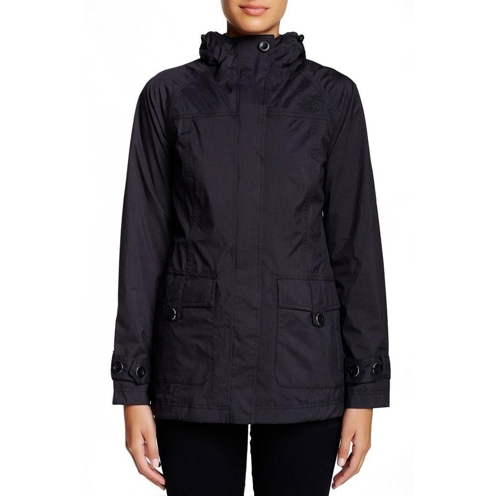 THE NORTH FACE CARLI Black Rain Outdoor JACKET
